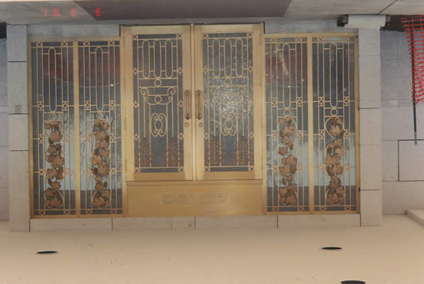 Exterior Front Temple Doors